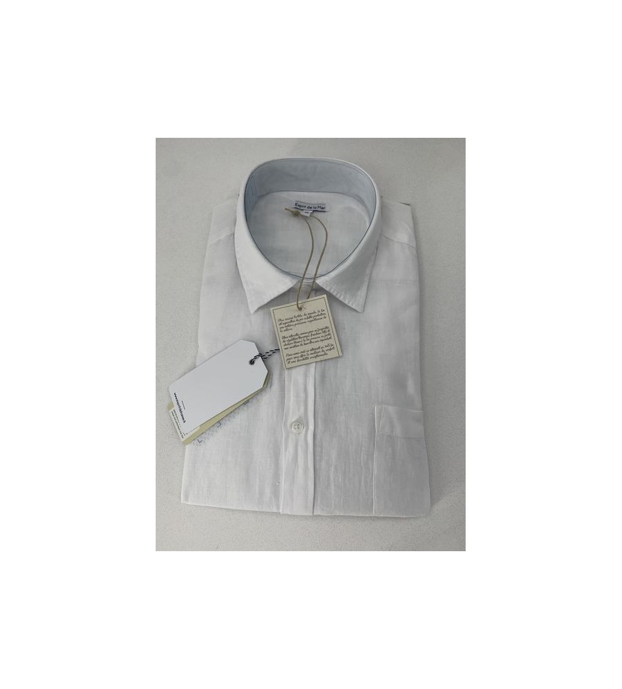 chemise lin blanc
